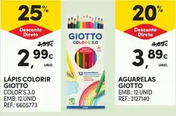 Continente Lápis colorir giotto color's 3.0 promoção