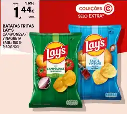 Continente Batatas fritas lay's camponesa/vinagreta promoção