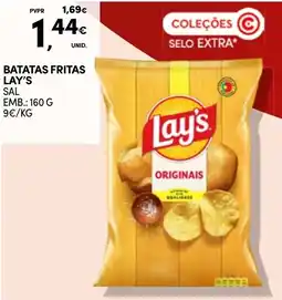 Continente Batatas fritas lay's sal promoção