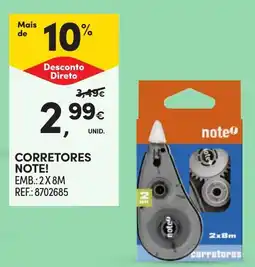 Continente corretores note! promoção