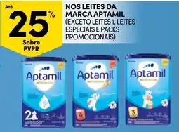 Continente nos leites da marca aptamil promoção
