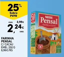 Continente Farinha pensal c/ cacau promoção