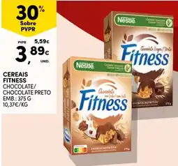 Continente Cereais fitness chocolate/chocolate preto promoção
