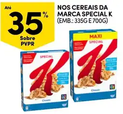 Continente nos cereais da marca special k promoção