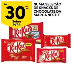 Continente Snacks de chocolate da marca nestlé promoção
