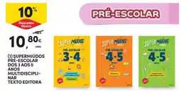 Continente super miudos pré-escolar dos 3 aos 5 anos multidisciplinar promoção