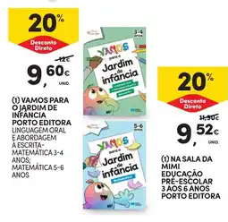 Continente Vamos para o jardim de infância porto editora promoção