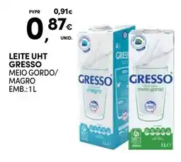 Continente Leite uht gresso meio gordo/magro promoção