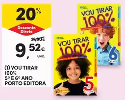 Continente Vou tirar 100% 5º e 6º ano porto editora promoção