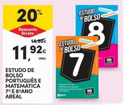 Continente estudo de bolso português e matemática 7º e 8º ano areal promoção