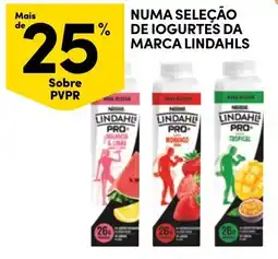 Continente Iogurtes da marca lindahls promoção