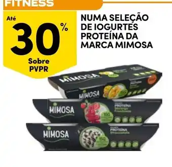 Continente Iogurtes proteína da marca mimosa promoção