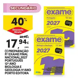 Continente exame preparação p/ exame final nacional português 12º ano biologia e geologia 11º ano promoção