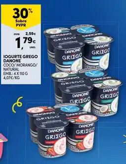 Continente Iogurte grego danone promoção