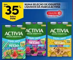 Continente activia saúde digestiva triplo zero promoção