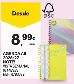 Continente Agenda a5 note! promoção