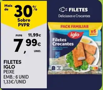 Continente filetes iglo peixe promoção