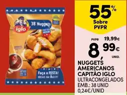 Continente nuggets americanos capitão iglo promoção
