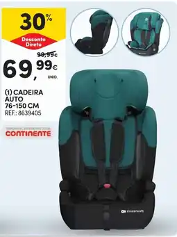 Continente cadeira auto kinderkraft promoção