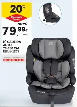 Continente cadeira auto guardfix promoção