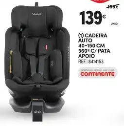 Continente Vivitek cadeira auto promoção