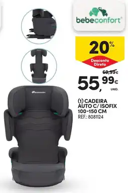Continente bebeconfort cadeira auto c/ isofix promoção