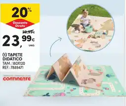 Continente Tapete didático promoção