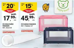 Continente colchão viagem happy bear promoção