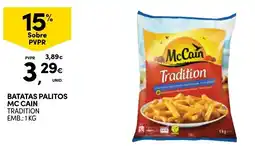 Continente batatas palitos mc cain tradition promoção