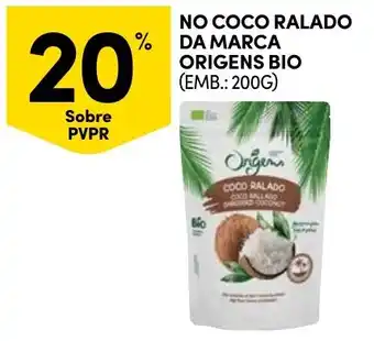 Continente Coco ralado da marca origens bio promoção