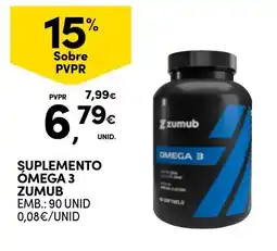 Continente Suplemento ômega 3 zumub promoção
