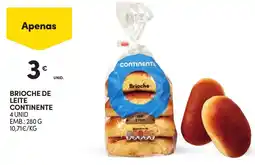 Continente Brioche de leite continente promoção