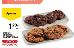 Continente Cookie brownie/ banana bread promoção