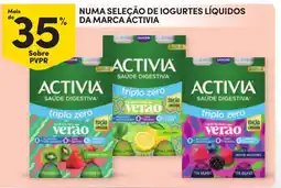 Continente activia saúde digestiva triplo zero verão promoção