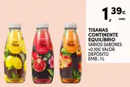 Continente Tisanas continente equilíbrio promoção