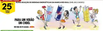 Continente bebidas energéticas da marca red bull promoção