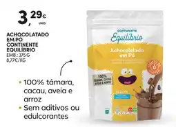 Continente Achocolatado em pó continente equilíbrio promoção