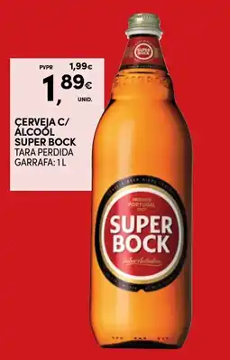 Continente Cerveja c/ álcool super bock promoção