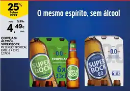Continente Cerveja s/ álcool super bock promoção