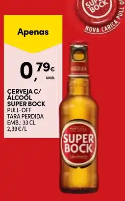 Continente Cerveja c/ álcool super bock promoção