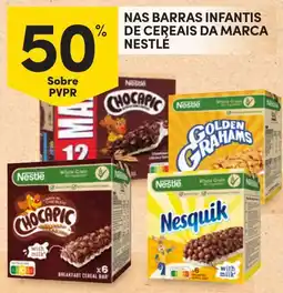 Continente barras infantis de cereais da marca nestlé promoção