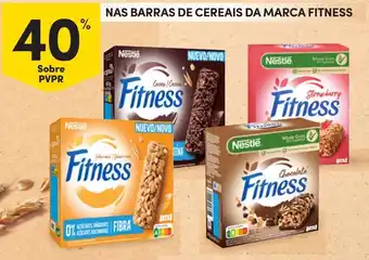 Continente Barras de cereais da marca fitness promoção