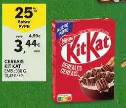 Continente Cereais kit kat promoção