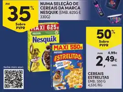Continente Cereais estrelitas promoção