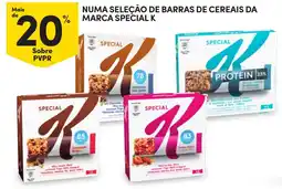 Continente barra de cereais special k promoção