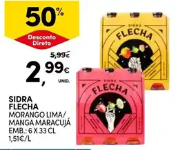 Continente Sidra Flecha promoção