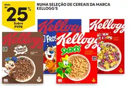 Continente Numa seleção de cereais da marca kellogg's promoção