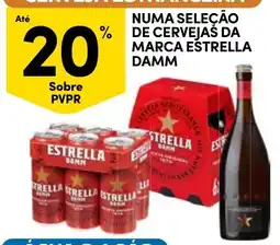 Continente Cerveja estrangeira estrella damm promoção