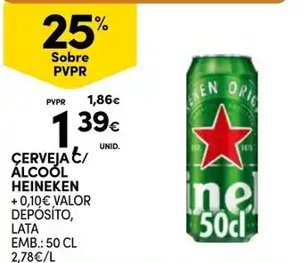 Cerveja Alcóol Heineken