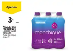 Continente Água s/ gás monchique promoção